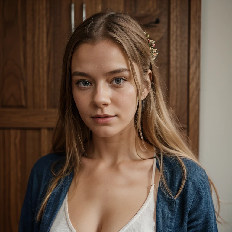 Realistic Scandinavian girl for tiktok