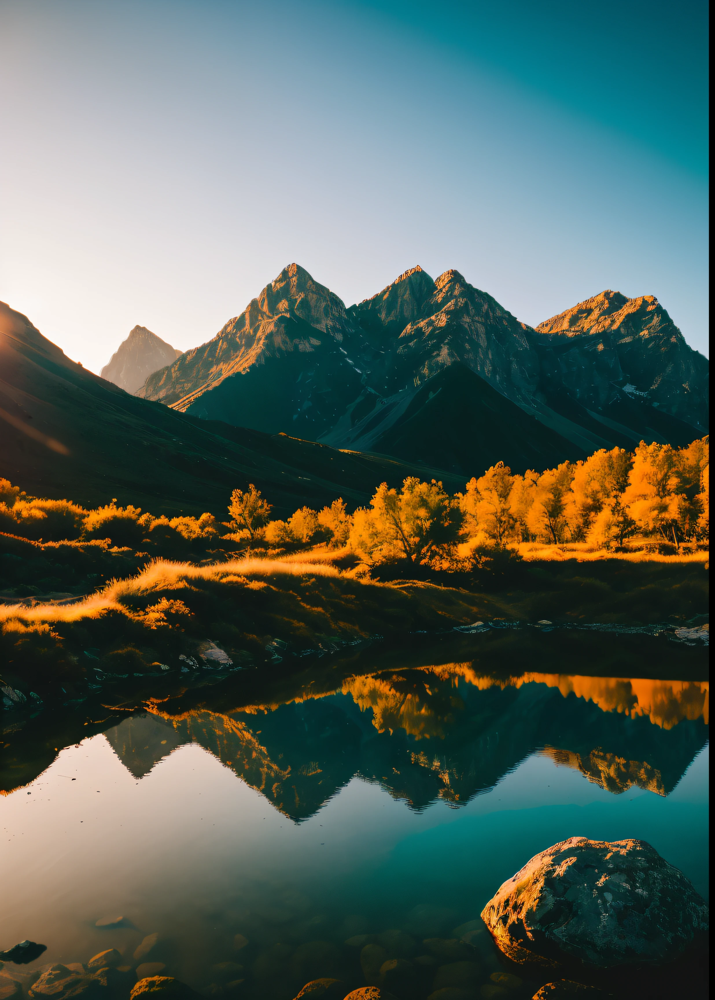 RAW photo of a landscape, small details, photorealistic, ultra-realistic photo, 8k uhd, dslr, soft lighting, high quality, film grain, Fujifilm XT3, (masterpiece)