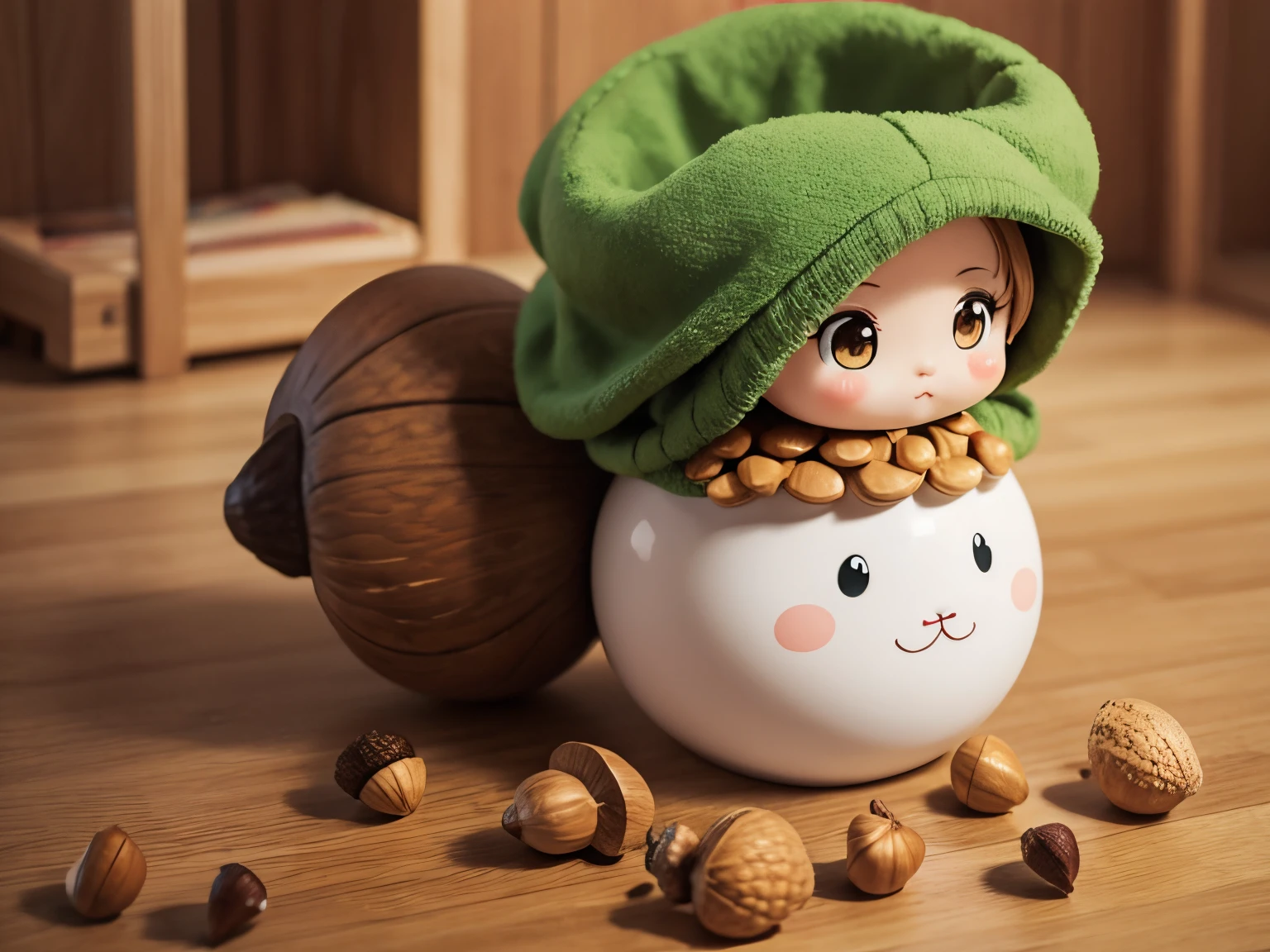 cute acorn、anime,