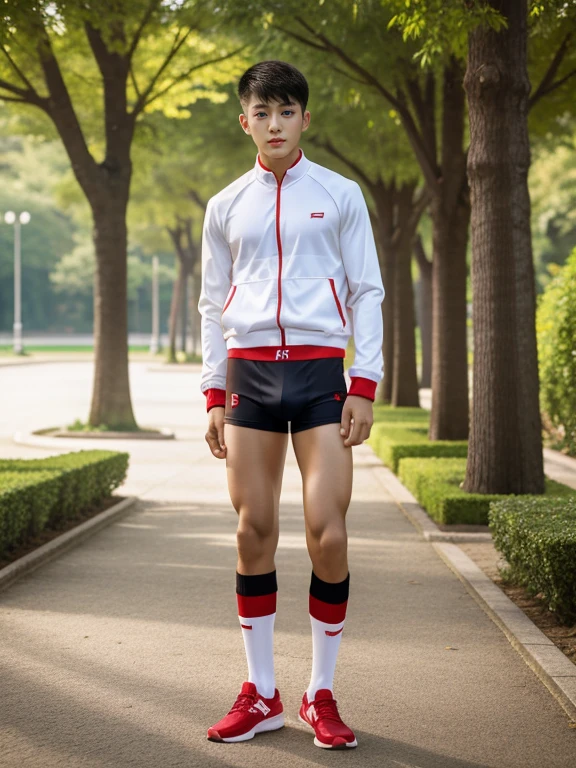 16 years old teenagers , very young , light-skin , wearing an dark red sexy underwear, tmasterpiece,k hd,the feet,Transparent sports vest,semi transparent,black long socks,The barefoot , red colour , handsome and cute , extreme cute boy , white skin , dark red underwear boxers shorts , extremely tall and cute boy ,oppa model , handsome model , full body , dark red boxers underwears short shorts , black socks , white light-skin , Chinese model , young boy , white skin , handsome and extremely cute , red boxers underwear shorts , long black socks , handsome model , at the park , jogging , model oppa , long legs , jogging , running , high knee black socks ,black long socks , stand up , extremely tall , extremely high , red underwears , red sports underwear , long black socks , clean and white legs , Chinese model , extremely long legs , looking at the camera , clean and white thigh , heavy bulge , ??? face , baby face , wearing jacket , red underwears boxers , light and white skin , Chinese model , strike a pose , sexy pose , flexing pose , show off his handsome pose , size different , height different , tallest boy in the world , height comparison with other boy