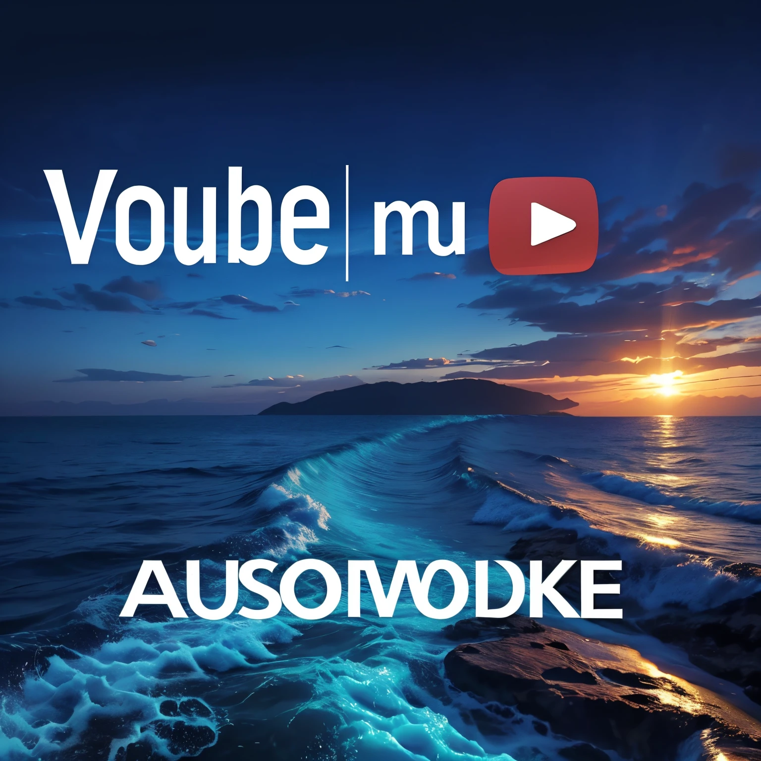 Crie uma logo para canal do YouTube,com o nome (Ia Music ) detalhado ,4k .