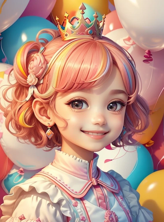 ((|) (cute princess smiling, happy celebration, ballons, beautiful cake ) stylized identical to 1940 |)), acolchoamento ,multidimensional geometric wall PORTRAIT, arte, Chibi,
Yang016K, lindo,(( Predominant red coloration ,rosa e branco))
Primary works, qualidade superior, melhor qualidade, Arte Oficial, Lindo e Estetaduardo Kobra acolchoamento ,multidimensional geometric wall PORTRAIT, arte, Chibo,detalhes