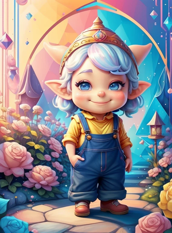 ((cute gnome smiling wearing overalls in a beautiful garden)) - Criador: Walt Disney2023) ), ,, ( Walt Disney acolchoamento ,multidimensional geometric wall PORTRAIT, arte, Chibi,
Yang08k, lindo, Colouring,Rose
Primary works, qualidade superior, melhor qualidade, Arte Oficial, Beautiful and Aesthetic,)) ), ,, Walt Disney acolchoamento ,multidimensional geometric wall PORTRAIT, arte, Chibi,
Yang08k, lindo, (Colouring, rosa), amarelo ,azul ,vermelho e branco)
Primary works, qualidade superior, melhor qualidade, Arte Oficial, Beautiful and Aesthetic,