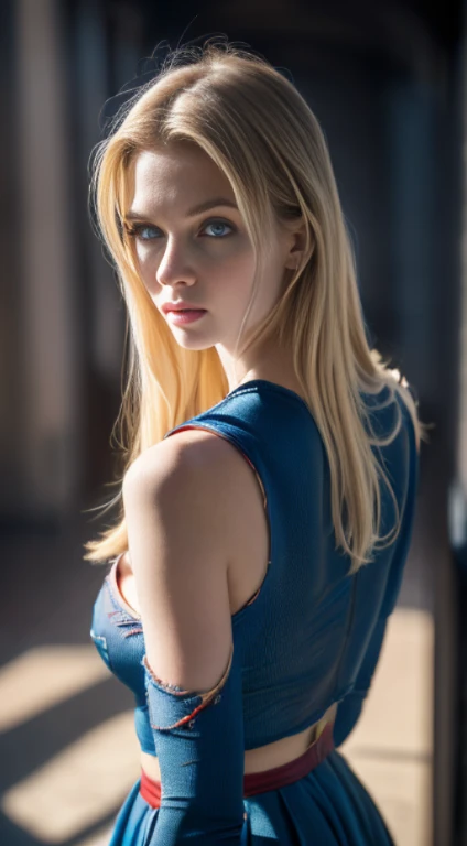 8k, best quality, real picture, intricate details, ultra-detailed, ultra highres, depth field,(photorealistic,realistic:1.2),masterpiece,photo of european girl, supergirl, (bruise, dirty, torn clothes, revealing clothes, blood:1.3), blue eyes, blonde hair, long hair, ripped cape, ripped pantyhose, superhero, solo, sun, blue sky,
best quality, realistic, photorealistic, (intricate details:1.2), (delicate detailed), (cinematic light), clear line, sharp focus, realistic face, detailed face,
unity 8k wallpaper, ultra high res, (photorealistic:1.4), looking at viewer