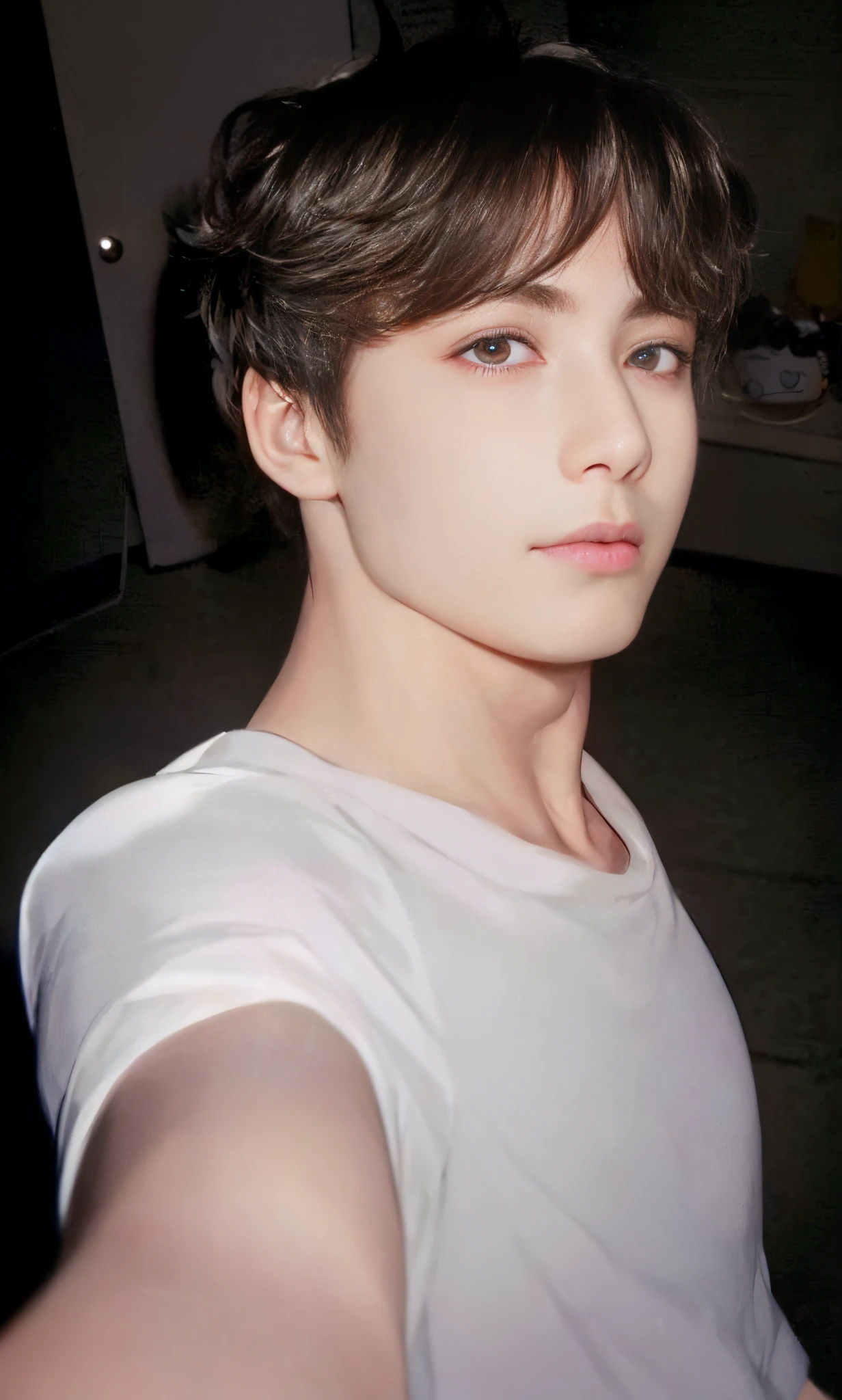 foto arafed de un hombre con una camisa blanca y una camisa blanca, Jinyoung Shin, Cai Xukun, jungkook, Hyung Tae, Wan adorable cara coreana, Inspirado por Jeonseok Lee, Taejune Kim, Hong June Hyung, Siwoo Kim, Wonbin Lee, Ulzzang masculino, Hyung Tae Kim, Shin Jeongho, Yanjun Chengt