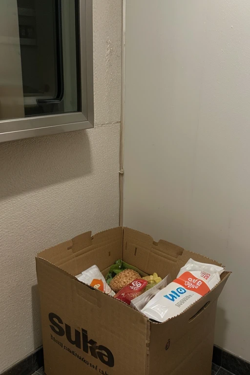 picture of a food package with oxygen molecules trying to get pass the walls