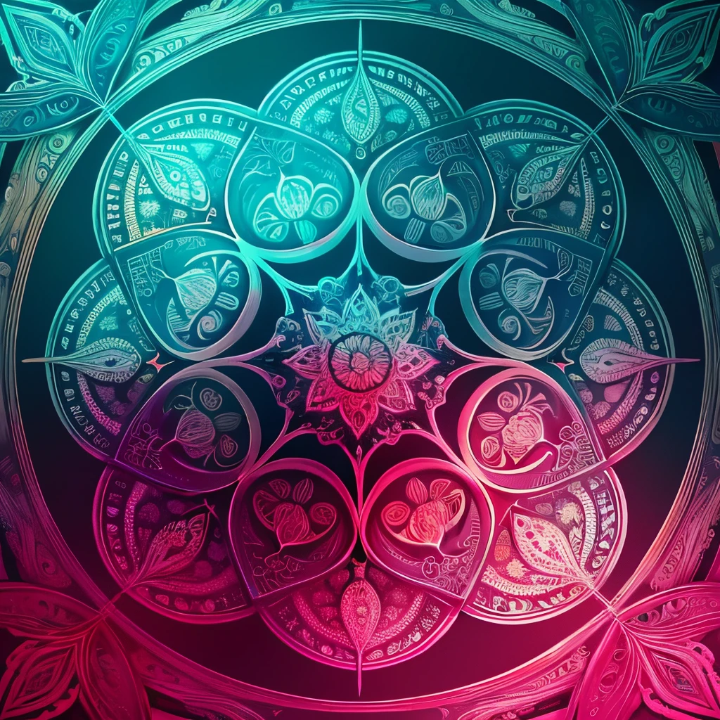 Official Art、unity 8k wall paper、ultra-detailliert、Beautifully Aesthetic、​masterpiece、top-quality、(Zentangle、a Mandala、Tangles、Tangles)、(Fractal Art:1.3)、ighly detailed、Dynamic angles、The most beautiful forms chaos、elegent、Brutalist design、romantism、