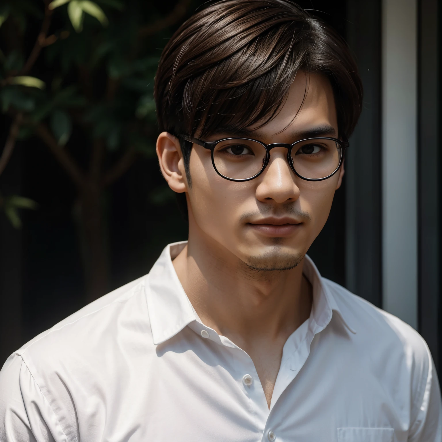 Man from Arad posing for photo with glasses and white shirt, Yanjun Cheng, foto de perfil profissional, stanley artgem lau, With eye Glasses, 2 7 anos, 2 8 anos, foto de perfil profissional, foto de perfil headshot, wears glasses, halfbody headshot, Shuxian, kevin hou, 2 9 anos, ren heng