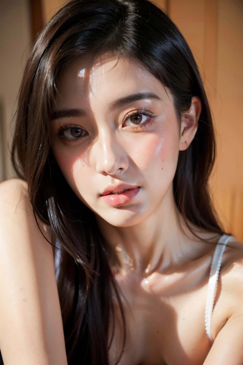 ((Best quality at best)), ((tmasterpiece)), (Detailed pubic hair), s the perfect face,one-girl
