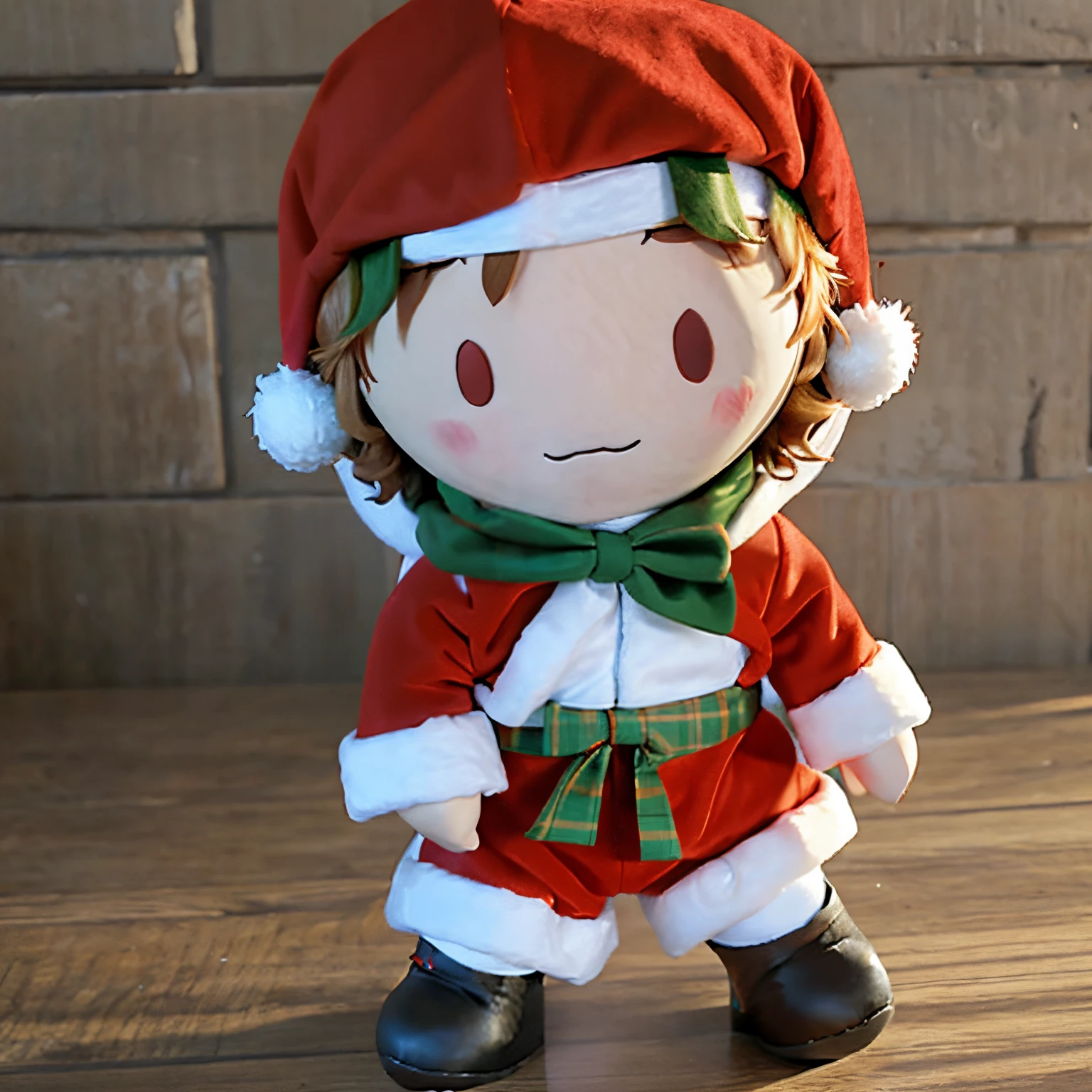 Kyle broflovski from south park celebrating Christmas while looking miserable