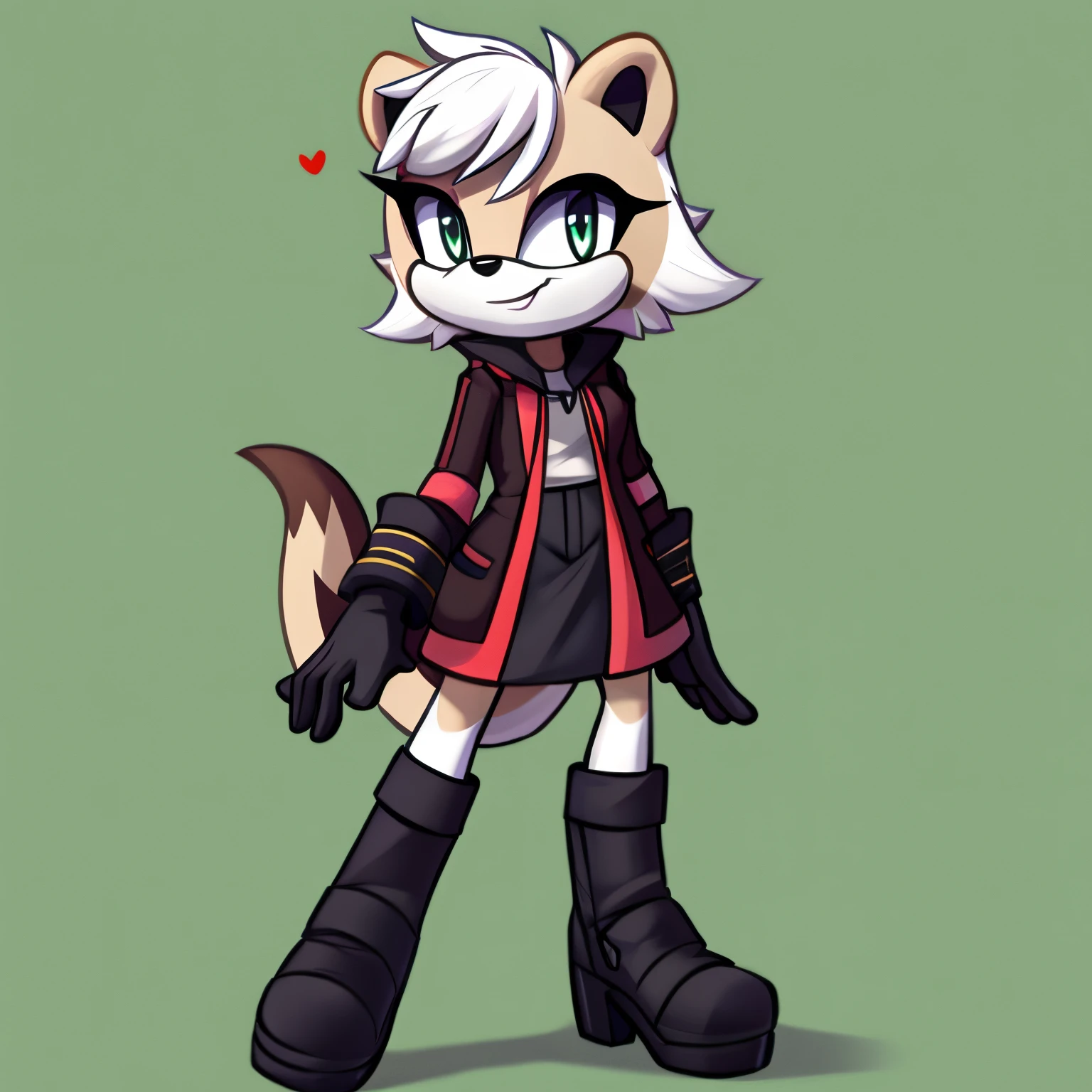 Female, Mobian, Ferret, Egotistical and Lovable