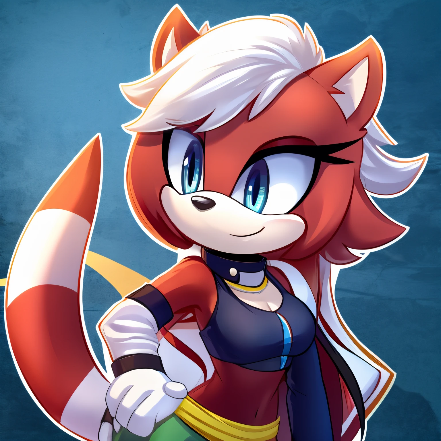 Female, Mobian, Ferret, Egotistical and Lovable