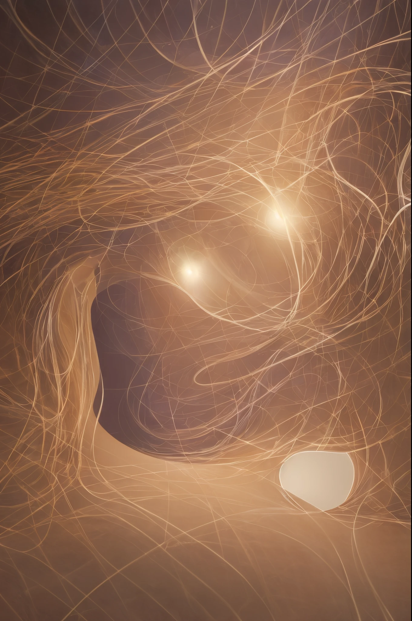 Here is a prompt for a stable diffusion image illustrating gravitational lensing analogously to a blanket: "Photorealistic detailed rendering of a blanket on the floor with a bowling ball deeply indented in the center, casting curved lens-like distortions in the fabric all around it. Multiple colored marbles are shown rolling along smoothly curving paths around the bowling ball indentation, their lights vividly distorted yet focused through the curved fabric. Intricate realistically draped folds and creases in the fabric showcase subtle bends and wrinkles reminiscent of spacetime. Overall atmospheric golden glow sunset lighting brings out exquisite texture details throughout. Create in the hyperrealistic digital painting style of Greg Rutkowski and John Avon combined."