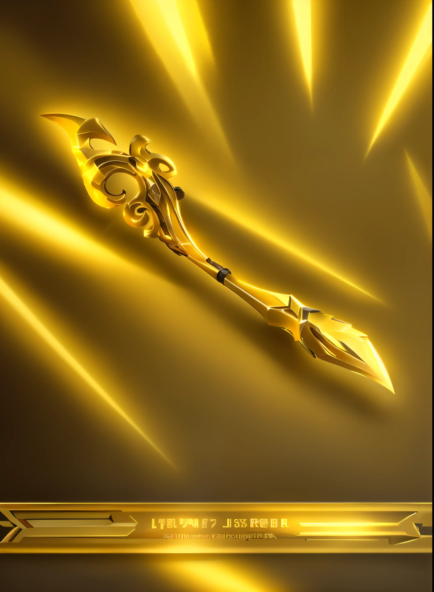 high detal,high high quality,ellegance,bright,Nice lighting , golden colored,weapon design