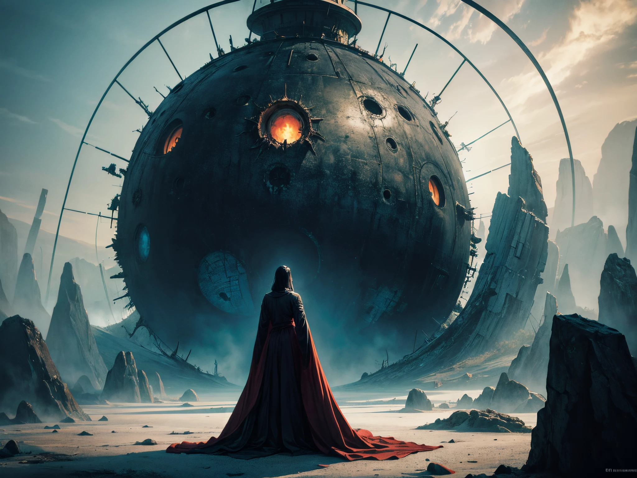 Infuse a horror element into the cosmic setting, portraying the Enterprise NCC-1701-D crew, enormous tits, encountering eerie and mysterious phenomena. Reference horror artists like Zdzisław Beksiński or Junji Ito.