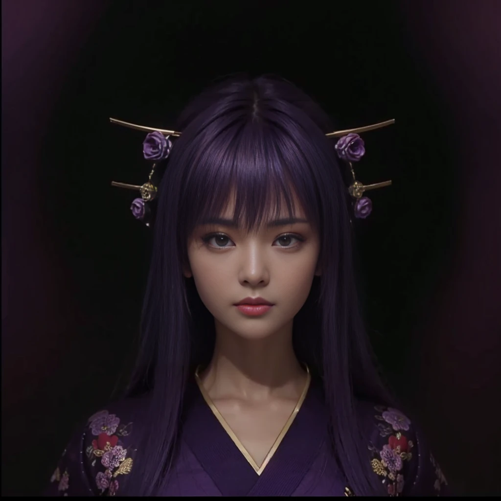 "AYANE" (best quality,ultra-detalhado,Realistic:1.37), retrato, Detailed eyes and facial features, olhos castanhos, textura de pele delicada e suave, Corpo Perfeito, textura ultra realista, maquiagem perfeita, batom vermelho, expression serious, corpo inteiro, olhos fechados