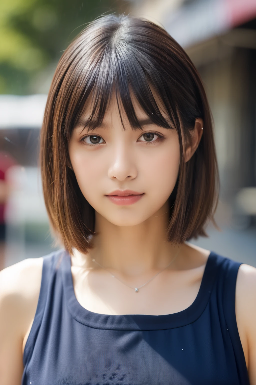 ((Top Quality, 8K, Masterpiece: 1.3)), Sharp: 1.2, Perfect Beauty Identical Twin Sisters: 1.4, Perfect Body Beauty: 1.4, Slim Abs: 1.2, (((Bangs)), ((Layered Hairstyle, Big: 1.2)), Dancer, (Rain, Street: 1.2), Wet: 1.5, Highly Detailed Face and Skin Texture, Detailed Eyes, Double Eyelids, Aspect Looking at Camera