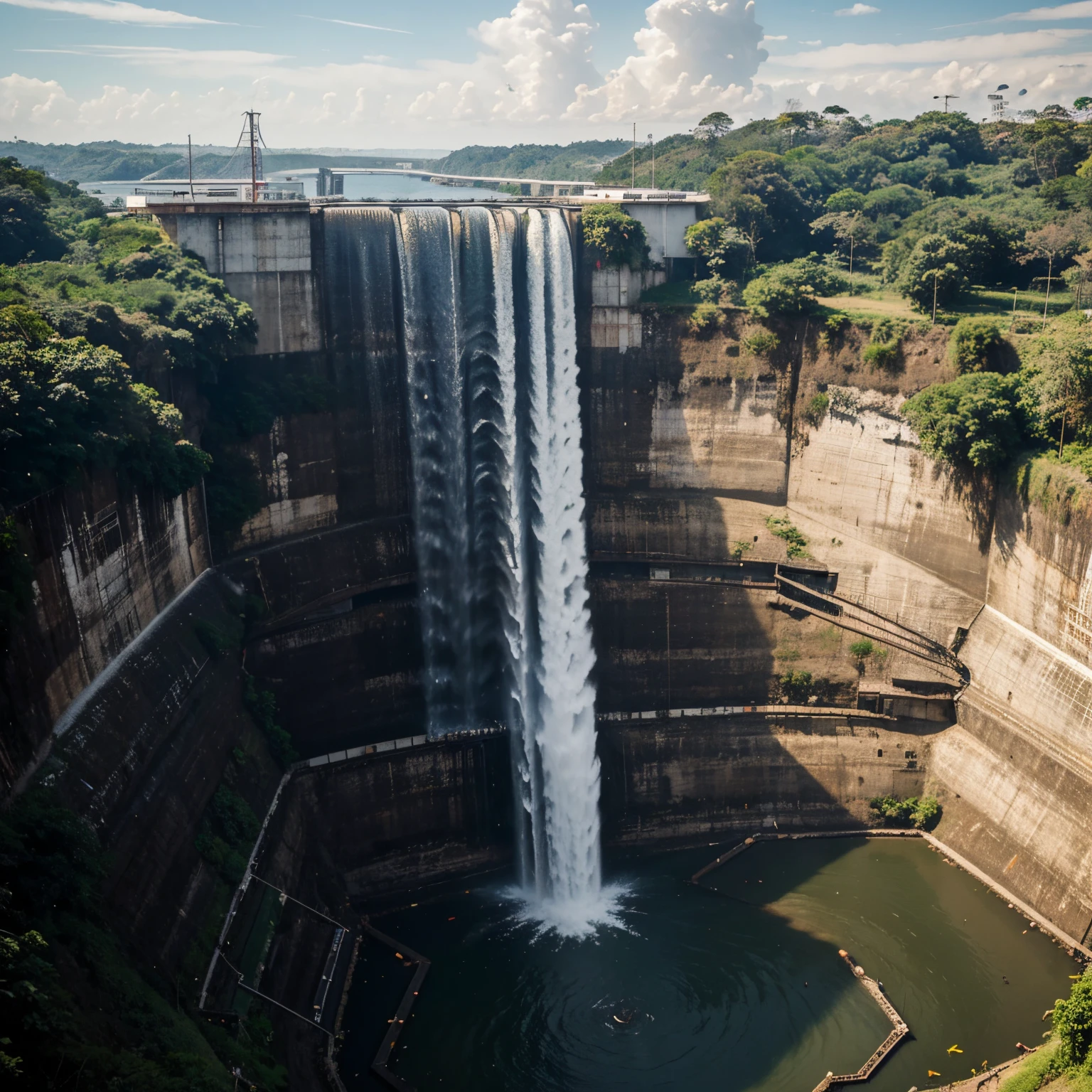 Crie, um logotipo para um time de airsoft chamado comandos da alvorada, time esse localizado na cidade de santa terezinha de itaipu no oeste paranaesse, This name comes in honor of the Alvorada do Iguaçu district, which was covered by water with the construction of the Itaipu hydroelectric plant..