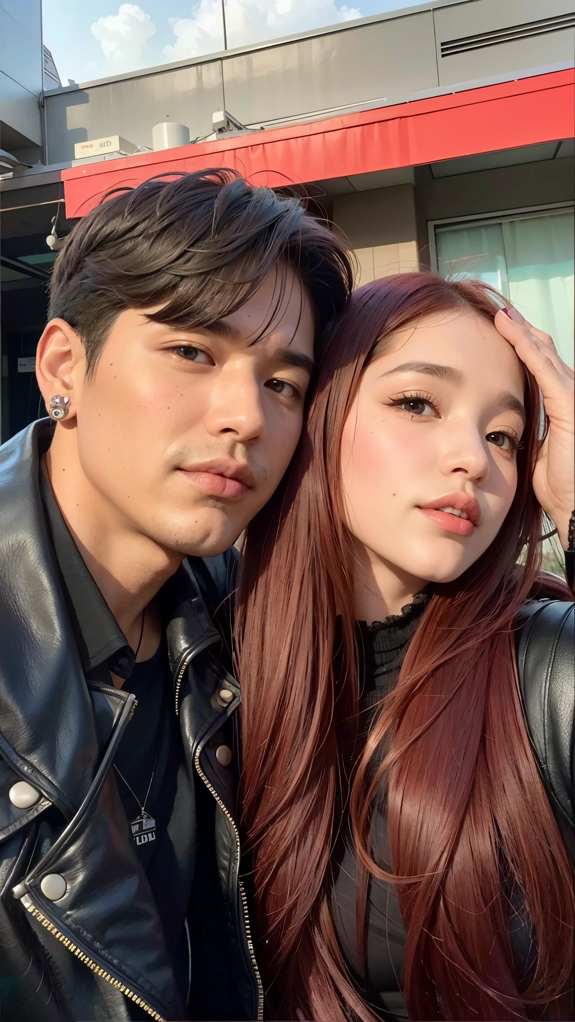 Araffe y una mujer pelirroja posando para una foto., Jordan Grimmer y Natasha Tan, inspired by Glòria Muñoz, Marca ariana, Sakimichan y Frank Franzzeta, foto de perfil, asher duran, Kimi Vera, con hiedra, Tyler Edlin y Natasha Tan, inspirado por Robbie Trevino