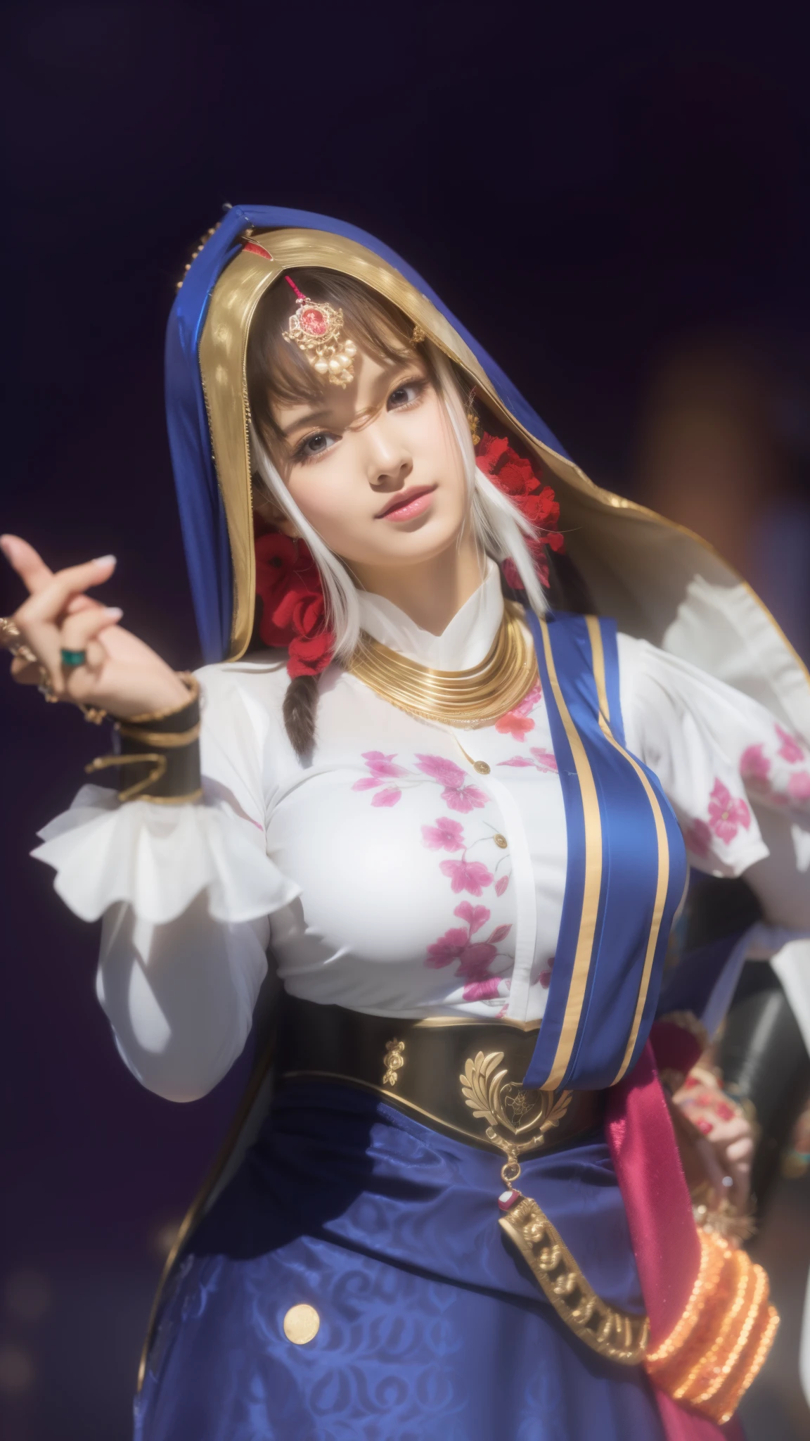 Anime, 1 girl, Indian, beautiful,, 8k Quality,  ,