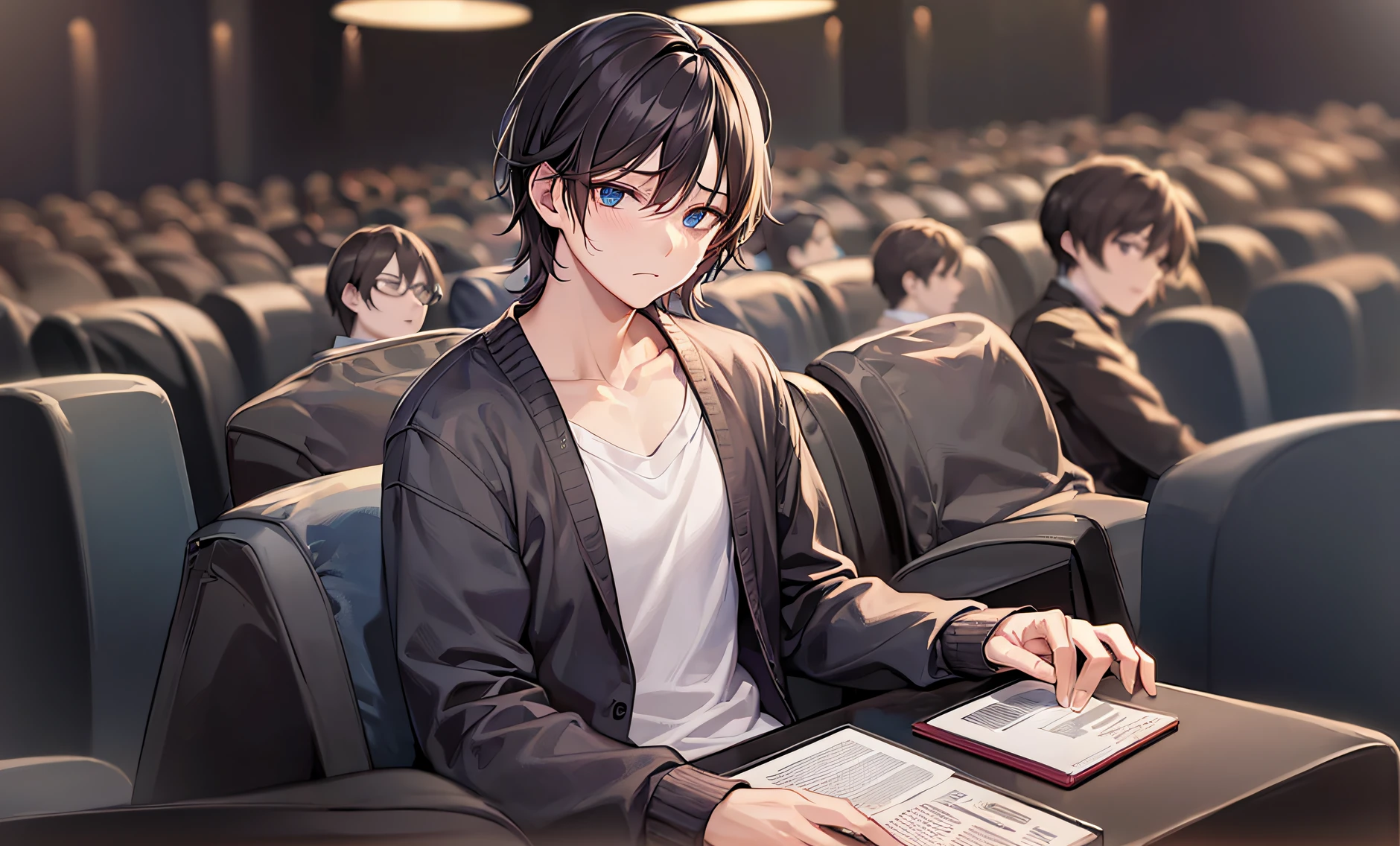 background is Movie theater