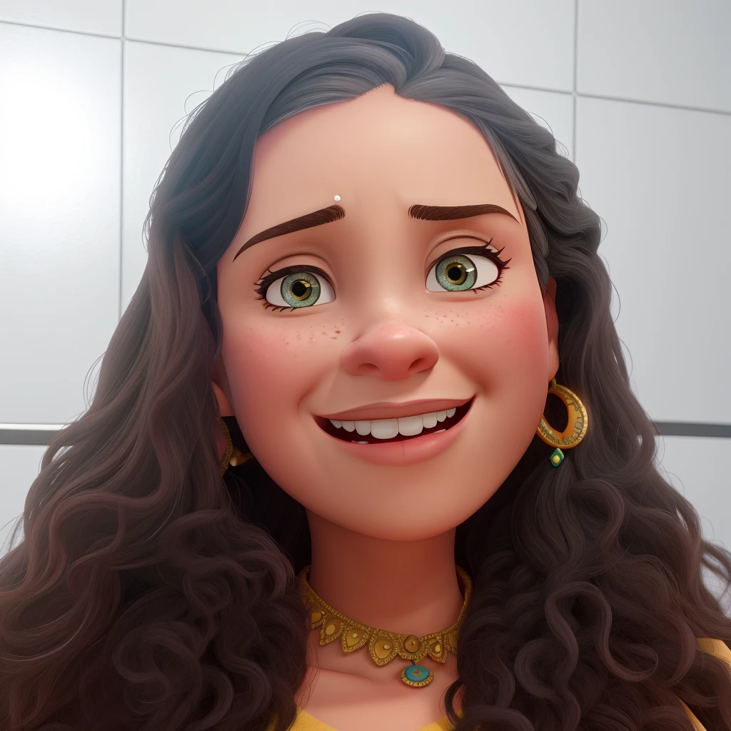 uma mulher, farmaceutica, alta qualidade, melhor qualidade, estilo Disney pixar