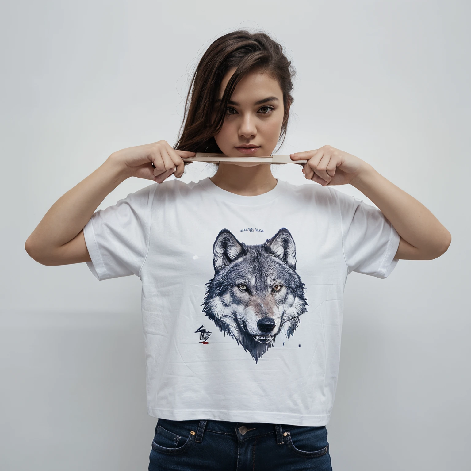 t-shirt design wolf