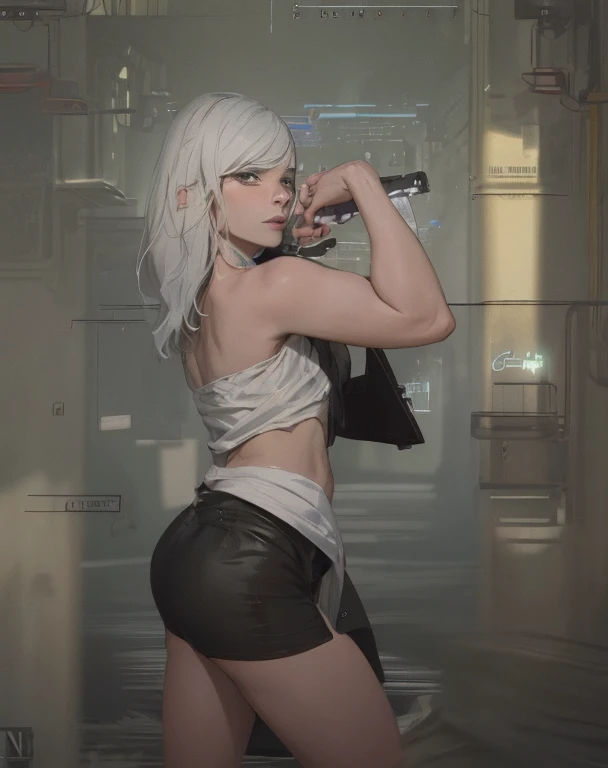 ((La mejor calidad)), ((obra maestra)), (muy detallado:1.3), ...............................................................................................................................................3D, Beautiful (cyberpunk:1.3) Mujer hacker, peinado corto,pelo corto, Volver al visor, cabello grueso, Terminal de ordenador operativo, Pantalla montada en la cabeza, computer server, Pantalla LCD, fiber optic cable, Logotipo de la empresa, HDR (High Dymanic Range), Trazado de rayos, NVIDIA RTX, Super resolution, Irreal 5, Subsoil Scatter, Textura PBR, Post-procesamiento, Anisotropic filtering, profundidad de campo, maximum sharpness and sharpness, Texturas multicapa, Albedo y Highlight Maps, Sombreado de superficies, Accurate simulation of light-material interactions, proporciones perfectas, Renderizado de octanaje, duotone lighting, ISO bajo, balance de blancos, Regla de los tercios, amplia apertura, 8K RAW, efficient sub-pixels, sub-pixel convolution, glow particles, dynamic pose