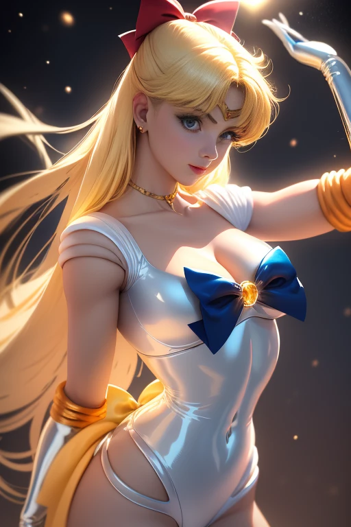 cheio: 1.3, stand, master part, 。...3d, Realistic, foto ultra-micro, Qualidade Superior, ultra detalhado CG unidade 8k papel de parede, de baixo, detalhes intrincados, (1 female), 18 anos, (SV1, Uniforme Sailor Senshi, saia laranja, luvas de cotovelo, head gear, colar laranja do marinheiro, red bow, Gargantilha Laranja, luvas brancas, jewelries), incrivelmente longo reta loira muito brilhante: 1.2, Brilhante e bonito cabelo loiro liso longo: 1.2, Sailor Venus, Minako Aino, Aparentemente um uniforme de marinheiro Chiseki, Minissaia plissada sexy laranja cintilante: 1.3, (The blue bow in the center of the chest too big: 1.4, Cocar de ouro na testa: 1.5, Use luvas laranjas nos cotovelos: 1.1, bare arm: 1.1, Bota longa esmaltada laranja na altura do joelho,Detalhes dourados luxuosos: 1.3, Gola laranja larga saturada, Colar de marinheiro laranja saturado, The red bow on the back of the head too big: 1.1, Long gloves of white latex,Decorado com detalhes dourados luxuosos: 1.3, Very large yellow bow at the back of the waist: 1.1, Gargantilha Laranja, Parece sexy e ousado, orange heart-shaped earrings)),
((sorriso sedutor, cara muito bonita olhar, detalhes do rosto: 1.5, olhos azuis brilhantes, beautiful face, Olhos bonitos, olhos brilhantes, thin lips: 1.3, fino, sharp pale eyebrows, long dark eyelashes, Double eyelashes)), Joias de ouro de luxo, (Very slim fit high gloss white holographic leather: 1.3), Sexy and bold high gravel dressing room, (postura de luta), Asas brancas enormes, musculoso, abdominais musculares, Rosto pequeno, Seios enormes, perfectly proportions, cintura fina, pose de modelo sexy, visible pores, perfect hands: 1.5, octane rendering, very dramatic images, Luz natural intensa, sunlight, exquisite lighting and shadows, Dynamic angles, Harpa SLR digital, foco: 1.0, Maximum clarity and sharpness(Teologia dourada, Heartstorm space background, Gold Chain Dynamic Background, Homem de Ouro: 1.2, cabelos dourados, Venus, luar, lua, Dynamic background, DetalhadoAntecedentes))