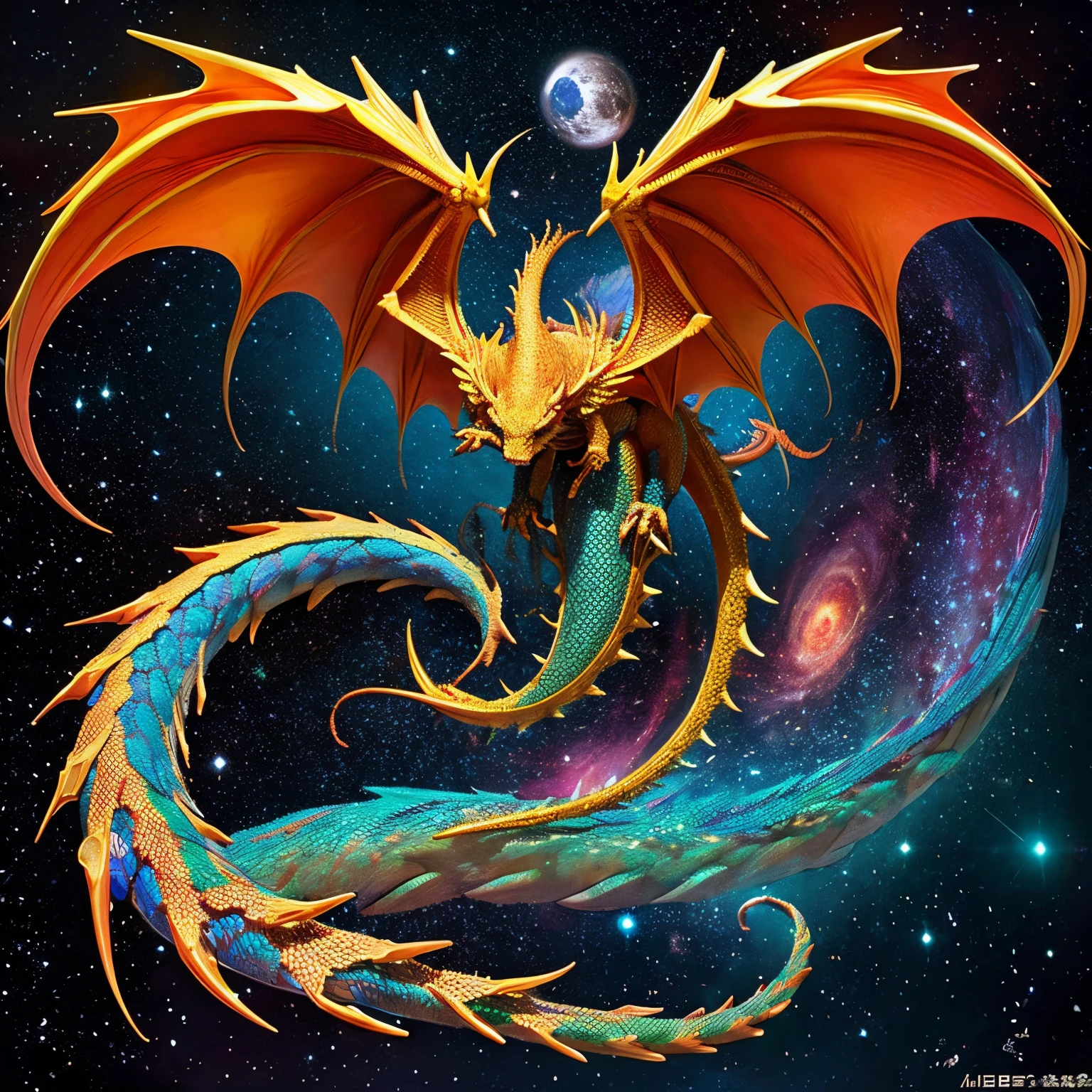 The most gorgeous star cluster、Astral Dragon King、