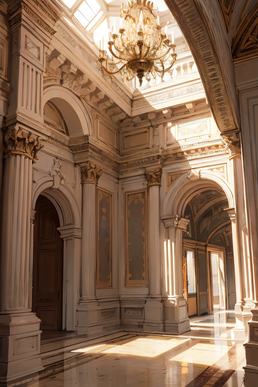 ((Best quality at best)), ((tmasterpiece)), (Detailed pubic hair), splendid palace interior，European medieval style
