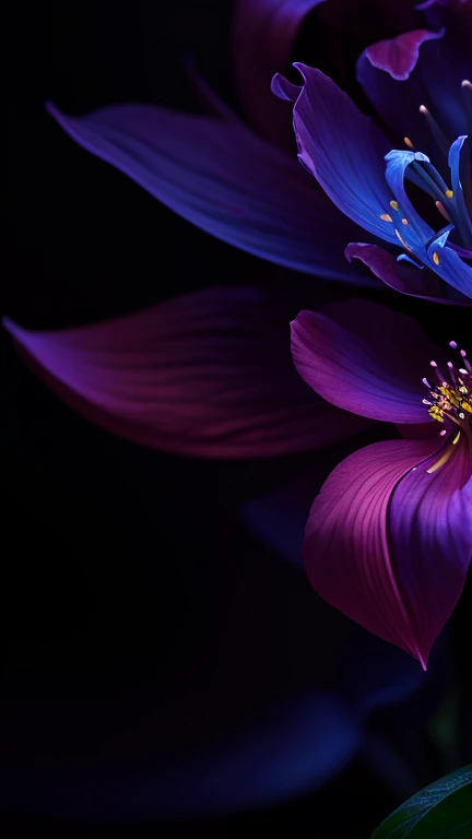 8K resolution, ultra-detailed and complex Gothic style full of detailed art art, the theme  a flower, presenting a dreamy complex style and complementary colors. The splash screen design  inspired by Gothic deviant art, and the shots are highlighted with dark tones. Use layered rendering such as soft cinematic light, Adobe Lightroom, Light Lab, HDR, and more to process complex and highly detailed bluebell images.