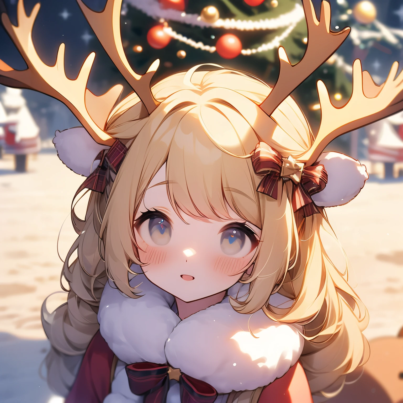 Christmas costumes, Reindeer antlers, Reindeer costume, ssmile,reindeer