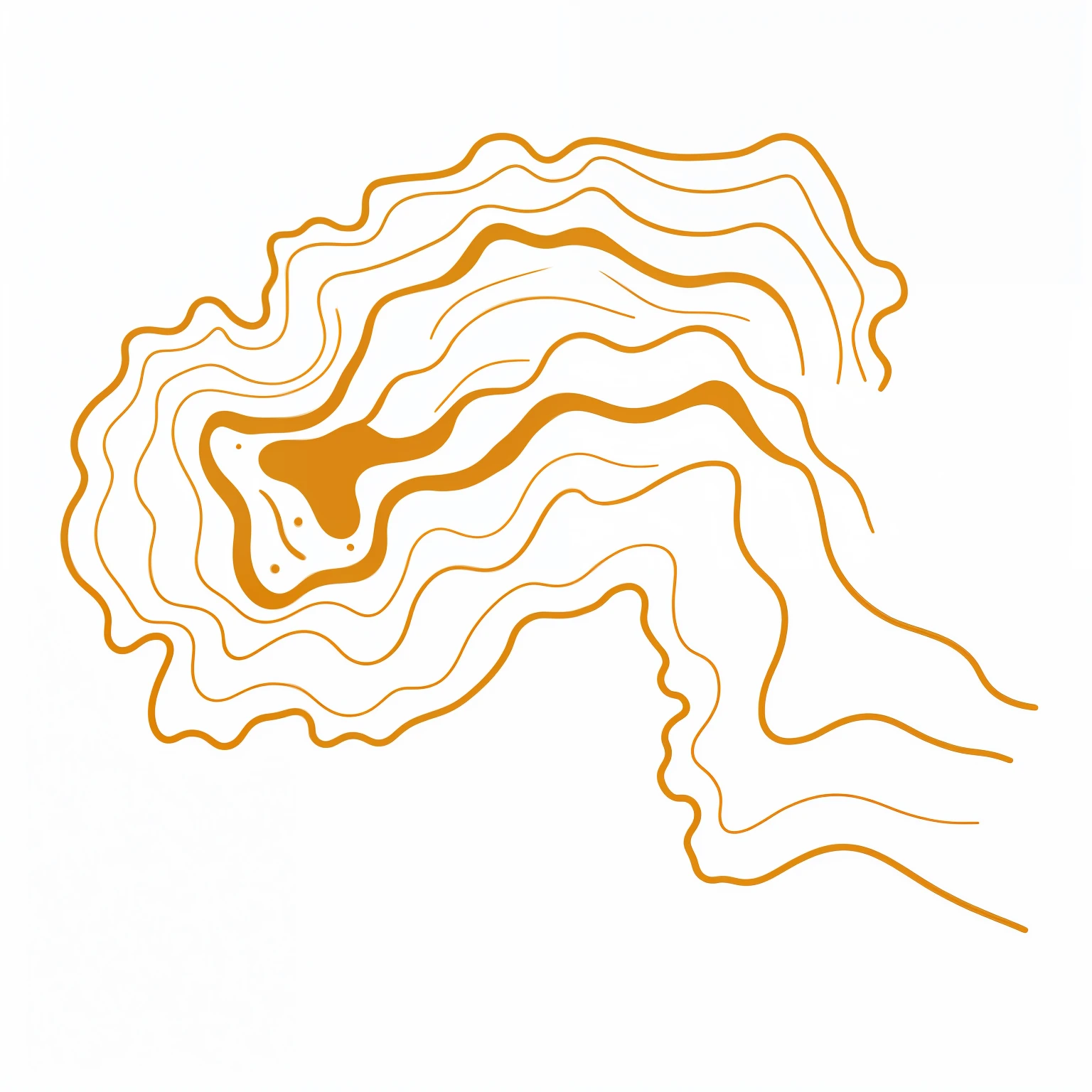 Mountain topographic map,Chinese style