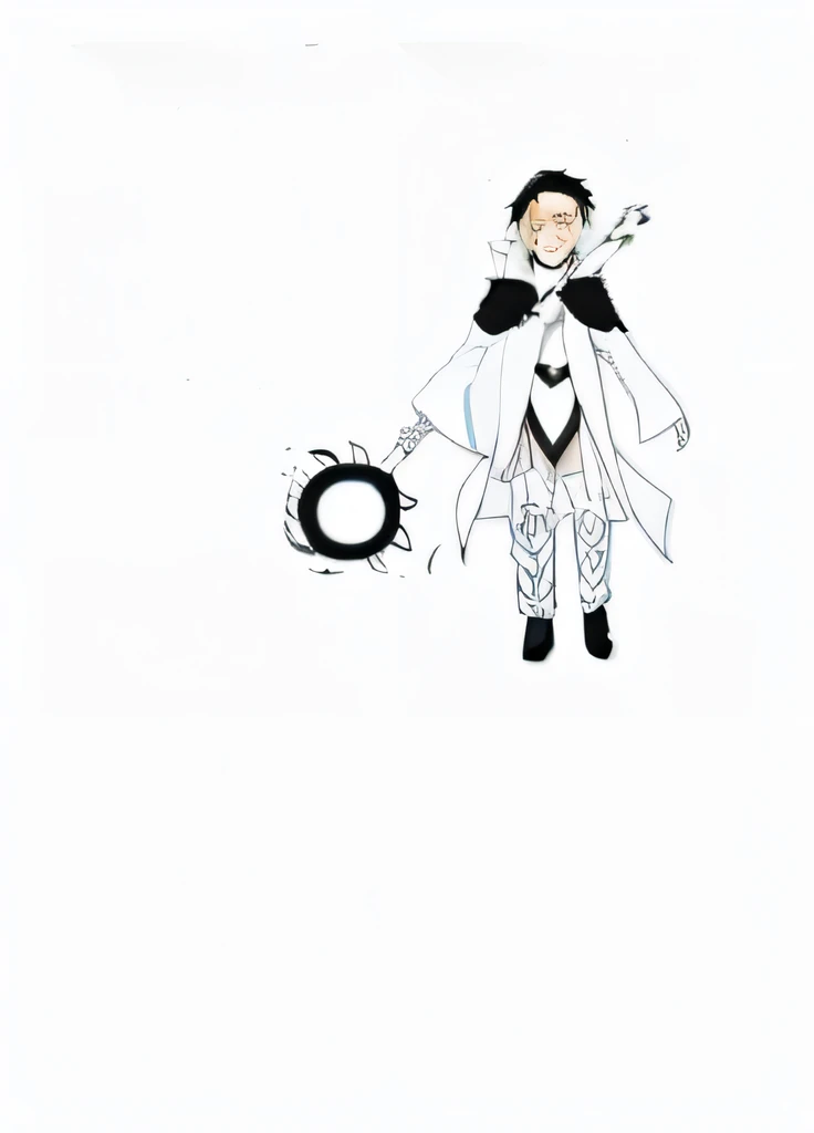Male mage,With a stick