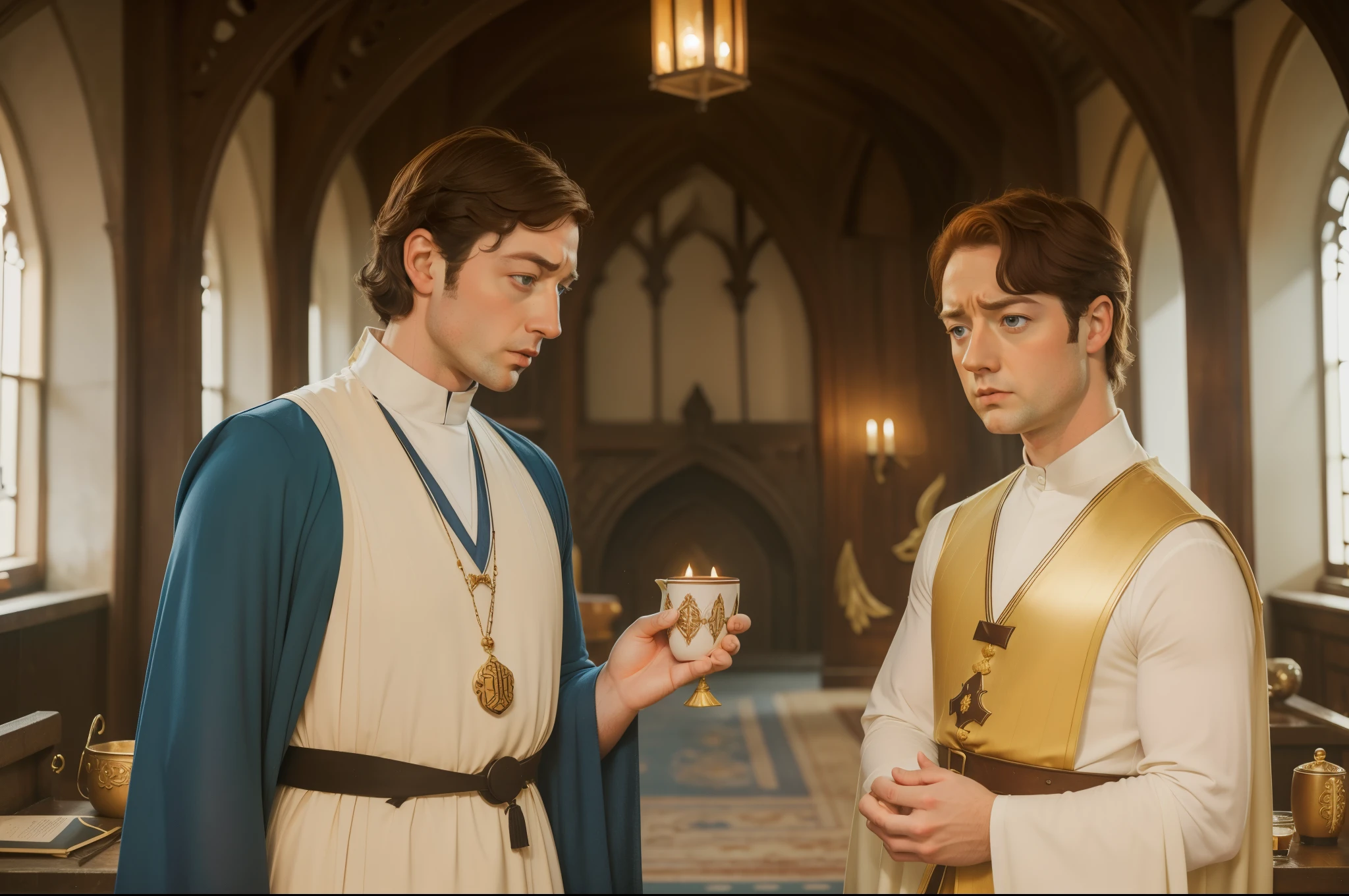 27-year-old Richard Rankin face, frowning