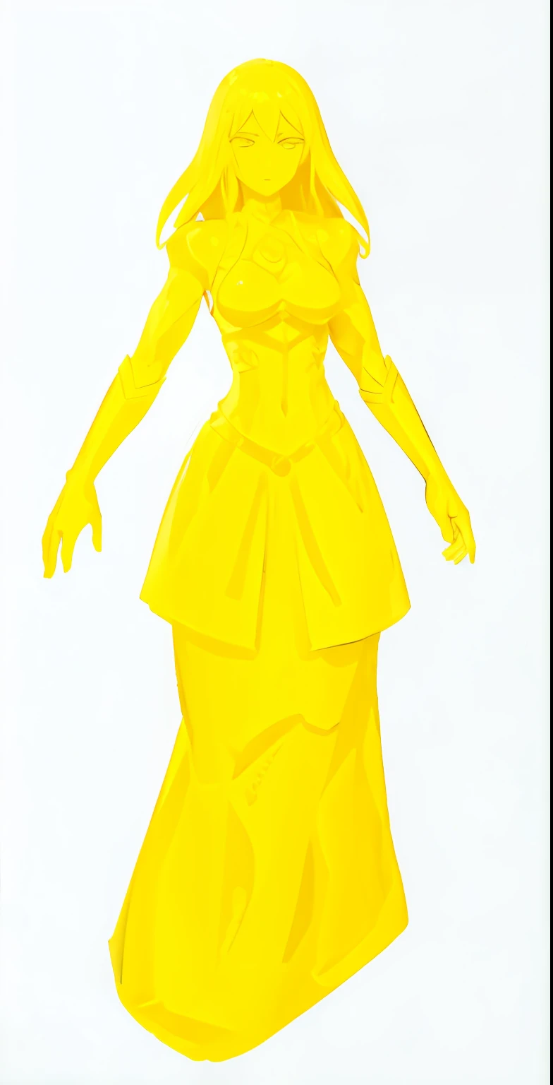 Golden statute of a female warrior