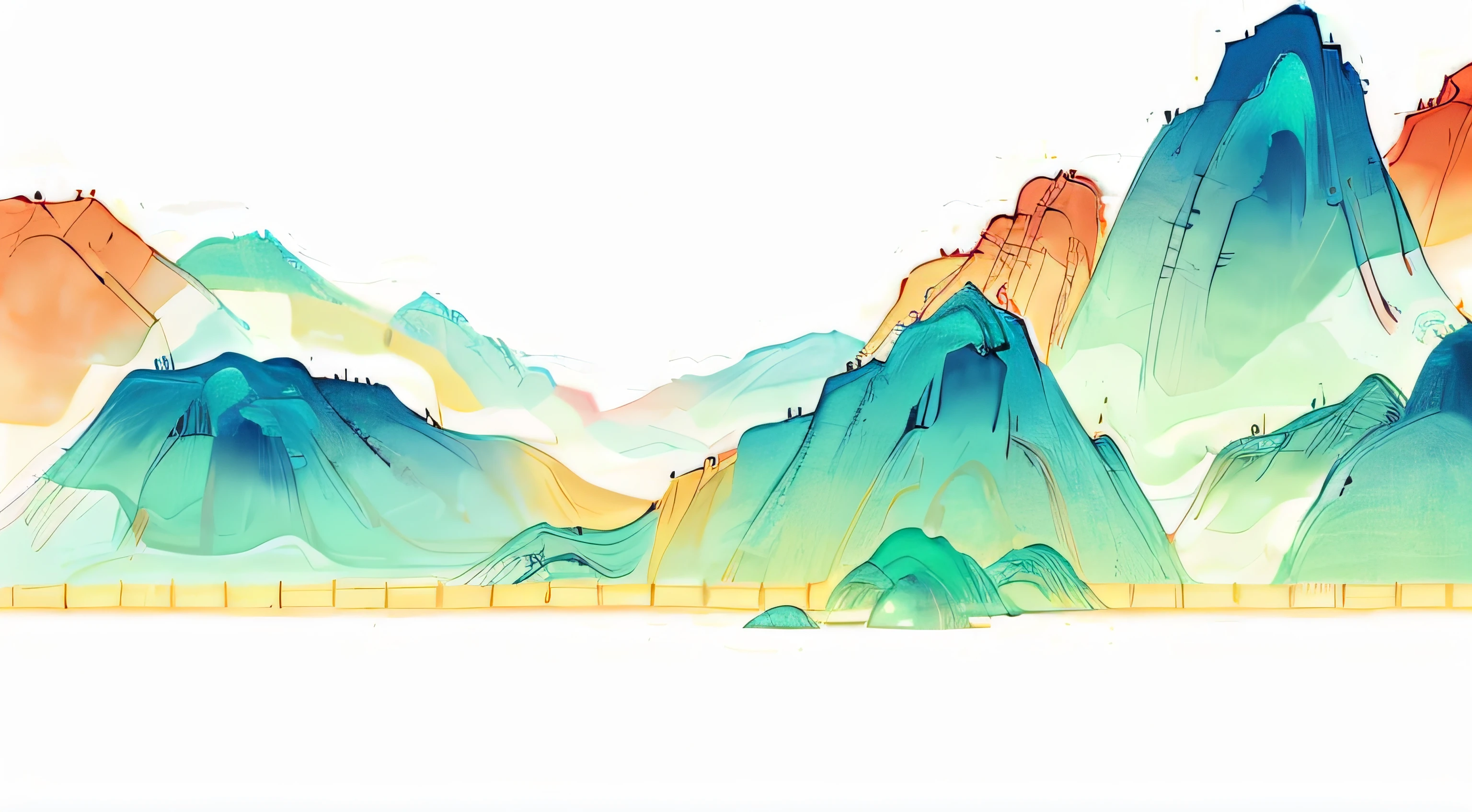 Mountains and rivers surround the lake