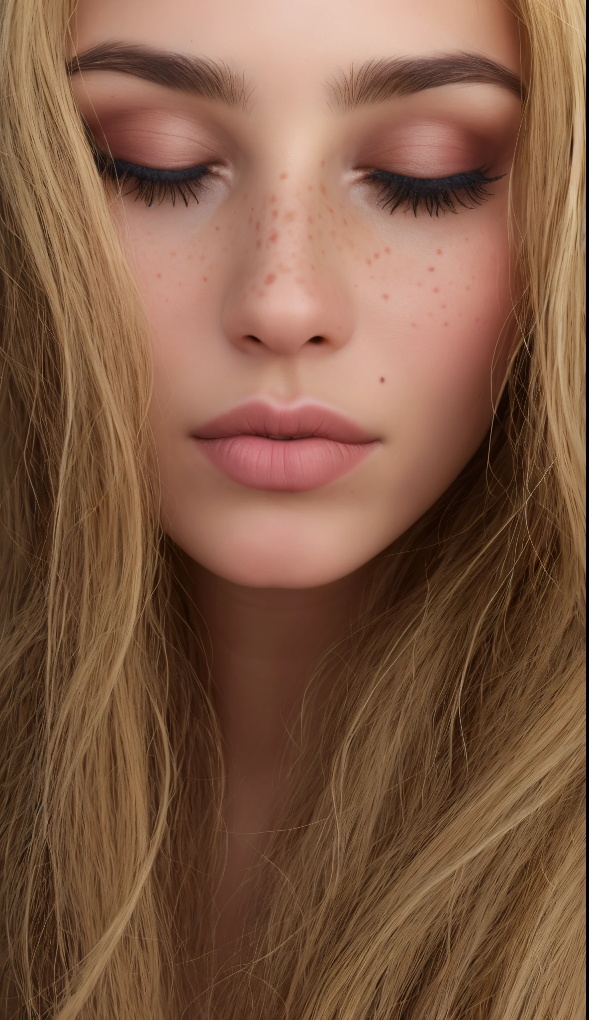 um close up de uma mulher com sardas no rosto, sardas claras, sardas brancas, sardas muito leves, cara sardada, Sardas, Sardas!!!, sardas fofas leves, Dica de sardas, sardas em pintinhos, com sardas, sardas macias, sardento, sardas fofas, sardas pequenas, sardas esparsas, sardas no nariz, sardas elegantes, freckled pale skin