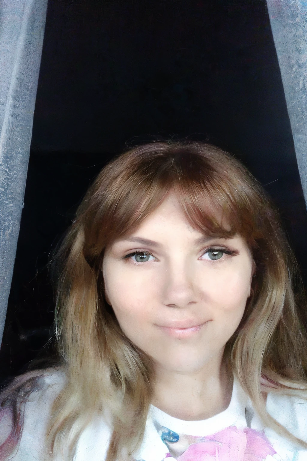 (8K, RAW photo, Best Quality, hight resolution:1.2), (Realistic, photo-realistic:1.37), 1girl, scarlett, lips, ((parted hair, slight smile, seductive eyes, (upper-body:1.3), looking a viewer, beauty mark, large breasts. cleavage,
(eyes focus, 135mm lens, f/1.8, lens flare),