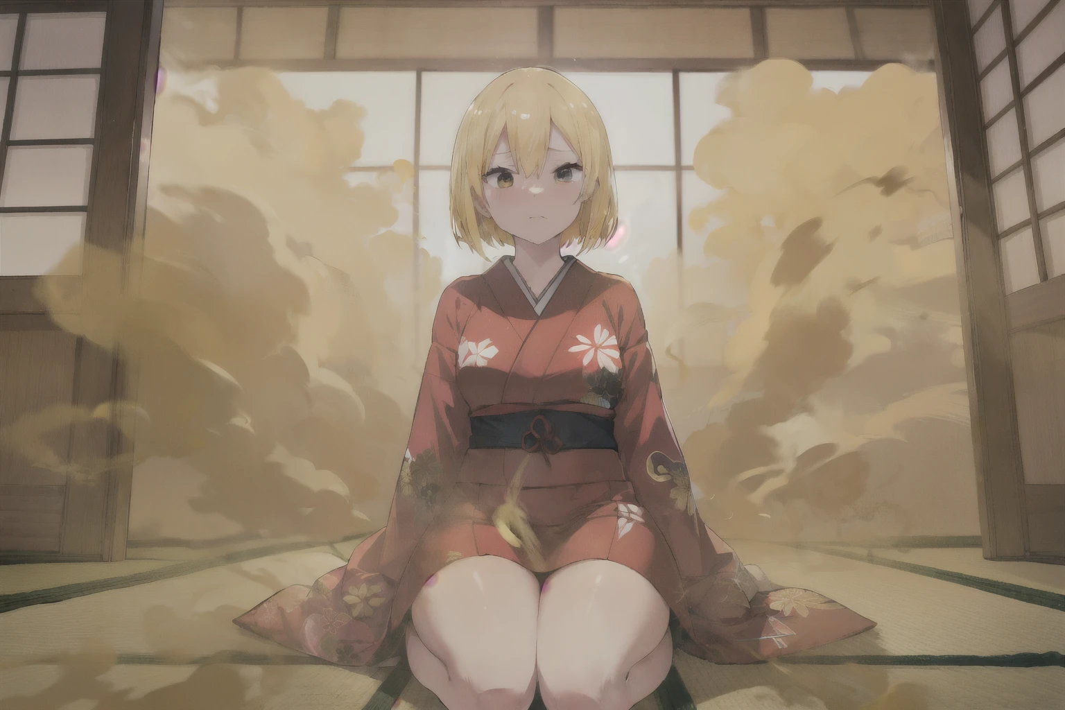 ((masutepiece, High resolution, depth of fields, 4K, Ticker,))),(((velocity)),)),Yellow smoke,Farts)),,(),velocity, (((rising yellow smoke ))),;i'i'i'i'i'I'm in a Japanese tatami room.)),dwarves'full bodyesbian