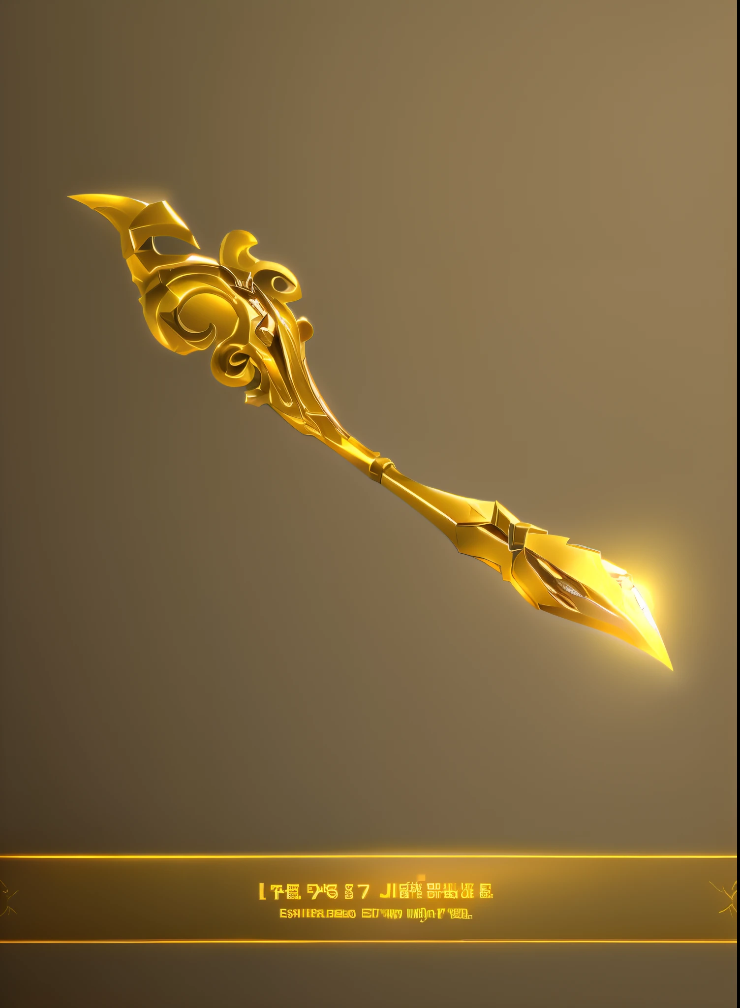 high detal,high high quality,ellegance,bright,Nice lighting , golden colored,weapon design