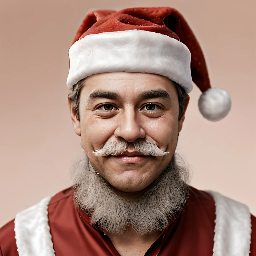 Santa Claus con pie feo