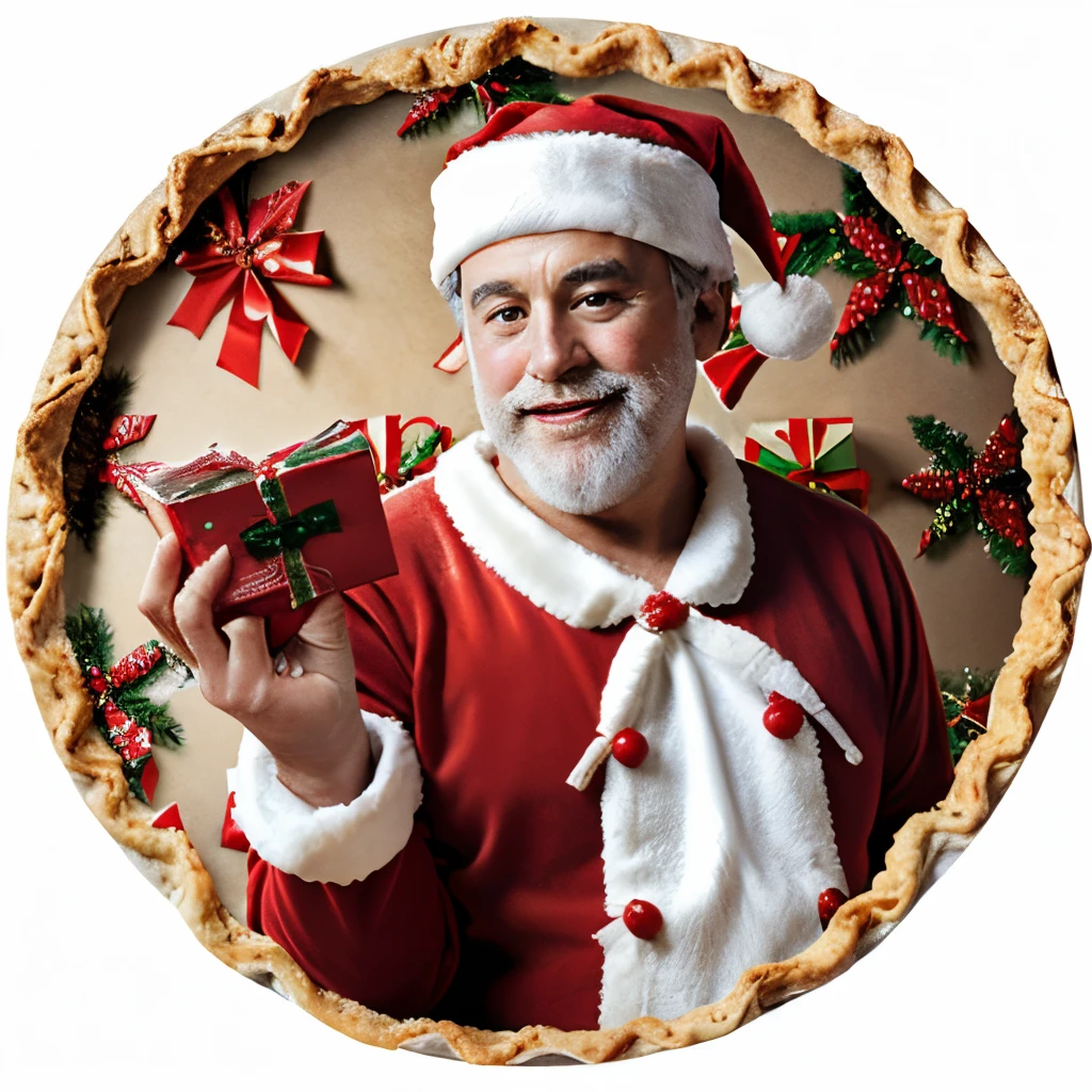 Santa Claus con pie feo