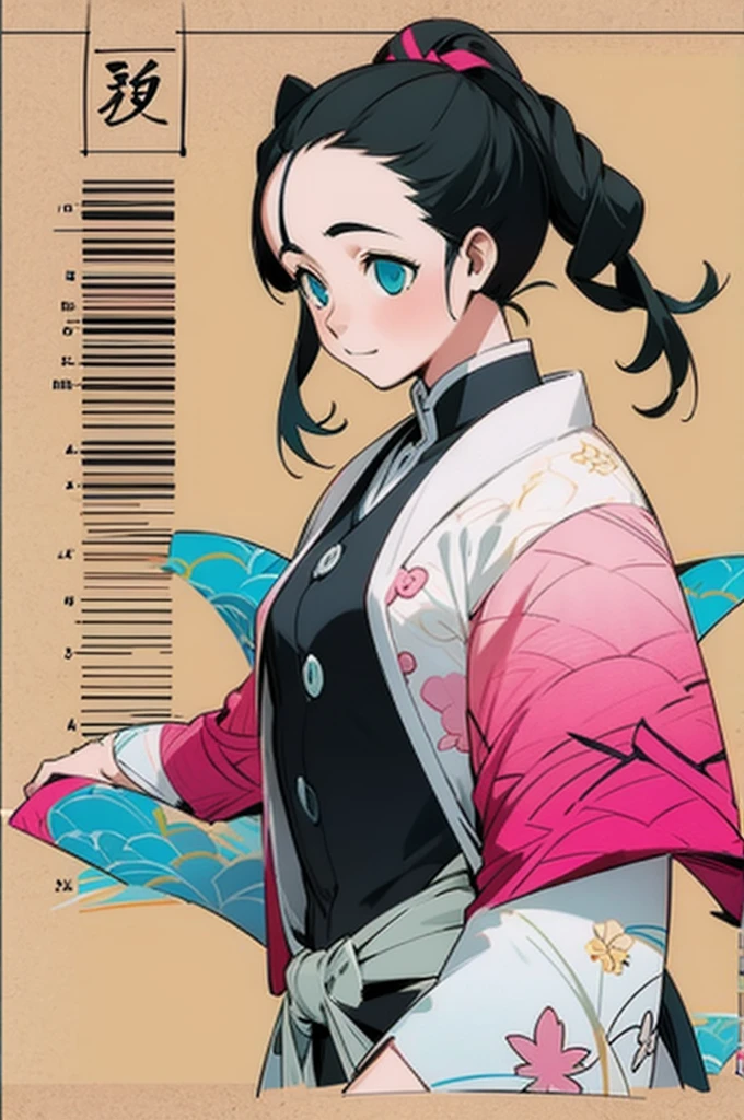 1Woman, Character Sheet, Concept art, full - body, The woman, \(kimetsu no yaiba\)