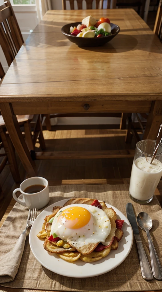 breakfast on table