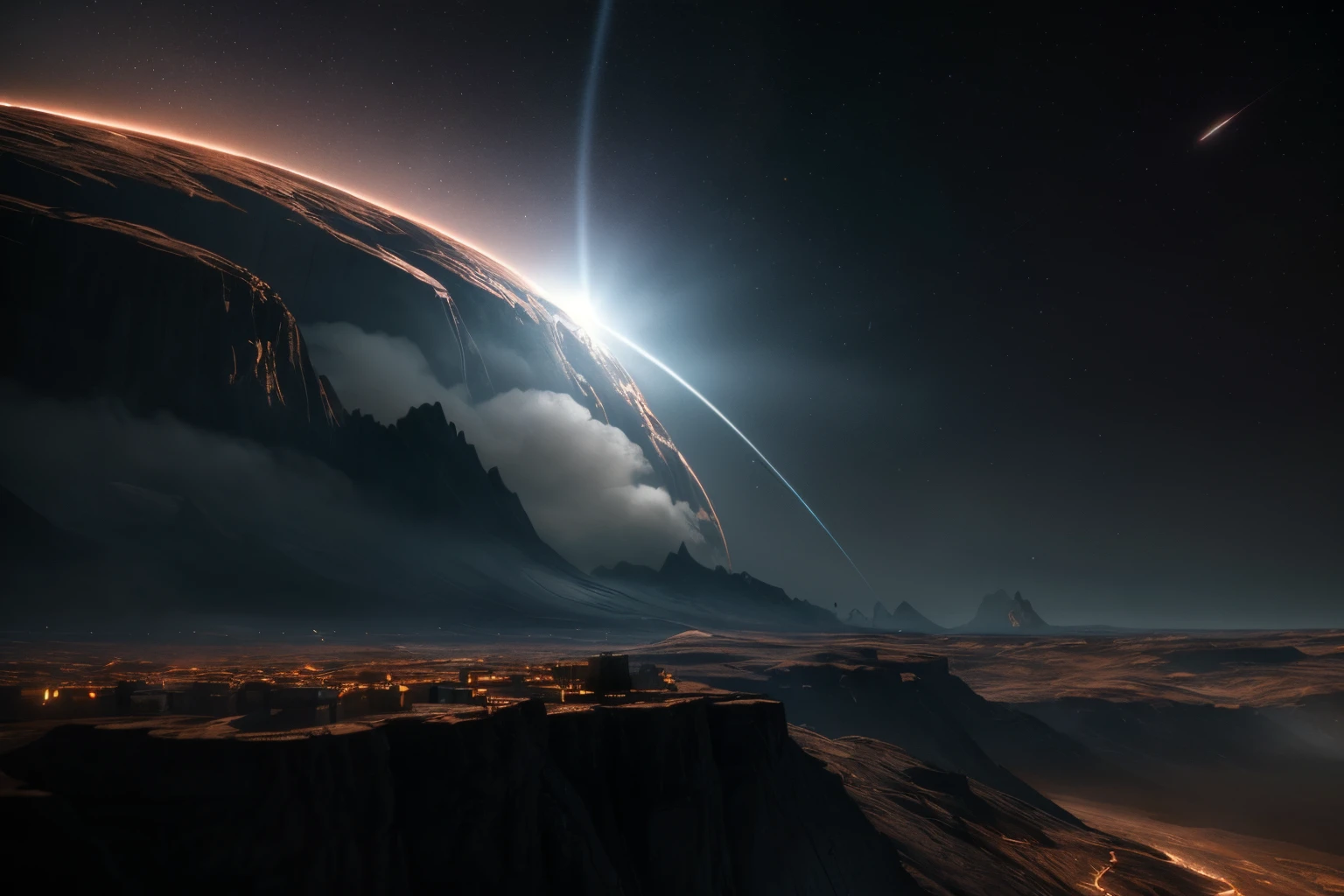 (masterpiece), (extremely intricate:1.3), (realistic), Cosmic Phenomena, dramatic, award winning, cinematic lighting, octane render unreal engine, volumetrics dtx