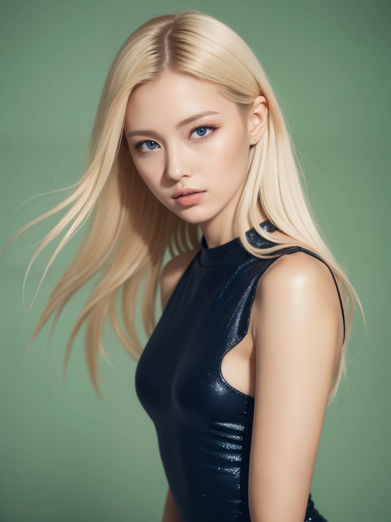Beautiful woman in fantastic space, Tight micro dress white and gold color, 98k, {{masutepiece}}, Best Quality, High quality:1.4), {{[[front look}}, eye_Contact,Various photo actions)]], Very Clean Face, And very pretty eyes, Cute Images, Cute Images, {{A half body}}, {{{{{{{{Long legs}}}}}}}}, {{{{slim }}}}, {{{{{{Tall Woman}}}}}}, {{Height 177 cm}}, Solo, Beautiful, lovely, Adorable, pale skin, {{18〜22-year-old German girl}}, Beautiful German girl with platinum blonde hair color with blue or green eyes), Young german girl in Scandinavia, {{{{{{{{{{Half Girl}}}}}}}}}}, {{{{{{{{{{high_heels}}}}}}}}}},japanes