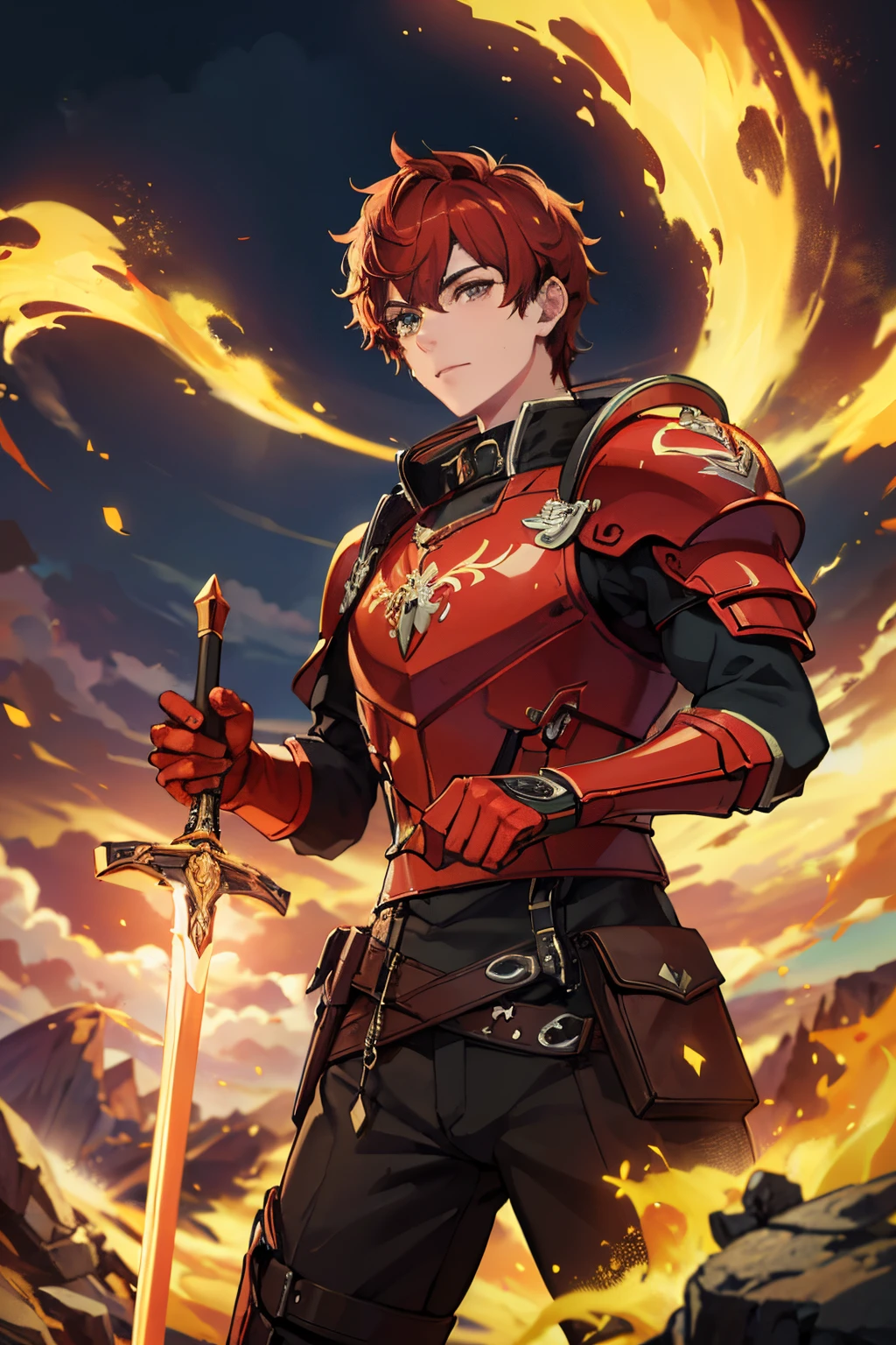Anime character, a man, medieval era. Young, 20 years old, large body, cold expression, fierce gaze. White beauty, short and messy gray hair, ponytail, left eye patch, black clothes, black shirt, dark cape with hood, chains. front camera, half body. In the middle of the moonlight, wind blowing through your hair, in the forest between a ruined temple.