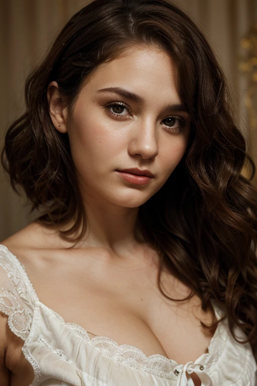 Beautiful latin girl, 20 years old, nakeness, Normal breasts and beautiful face, Dash and have fun, curlies, Full body in hotel room, Fotorrealista, Movie images,